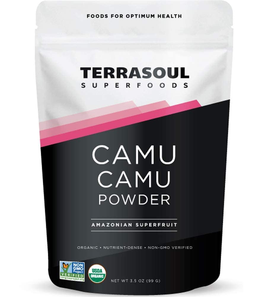 Terrasoul Superfoods Organic Camu Camu Powder 7 Oz (2 Pack) - Raw | Vitamin C | Immune Support