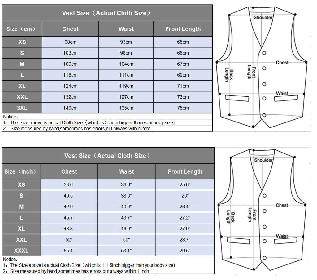 Organic Cotton & Wool Slim Fit Men's Business Vest