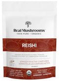Real Mushrooms Reishi Powder - Organic Mushroom Extract Supplement with Potent Red Reishi Mushroom for Energy - Vegan Mushroom Supplement Non-GMO 45 Servings