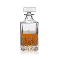 Viski Admiral 30 oz Liquor Decanter | Crystal Glass Liquor Dispenser for Whisky Bourbon Tequila Brandy – Gift for Liquor Lovers