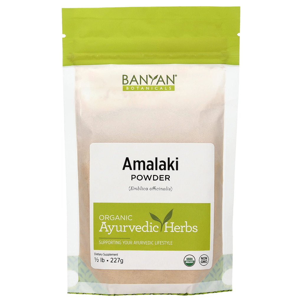 Banyan Botanicals Amalaki Powder – Organic Amla Powder – Nourishing Gently Cleansing Supports the Immune System & Promotes Healthy Energy* – 1/2lb. – Non GMO Sustainably Sourced Vegan