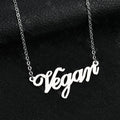 Vegan Stainless Steel Necklace for Women (Short Style)