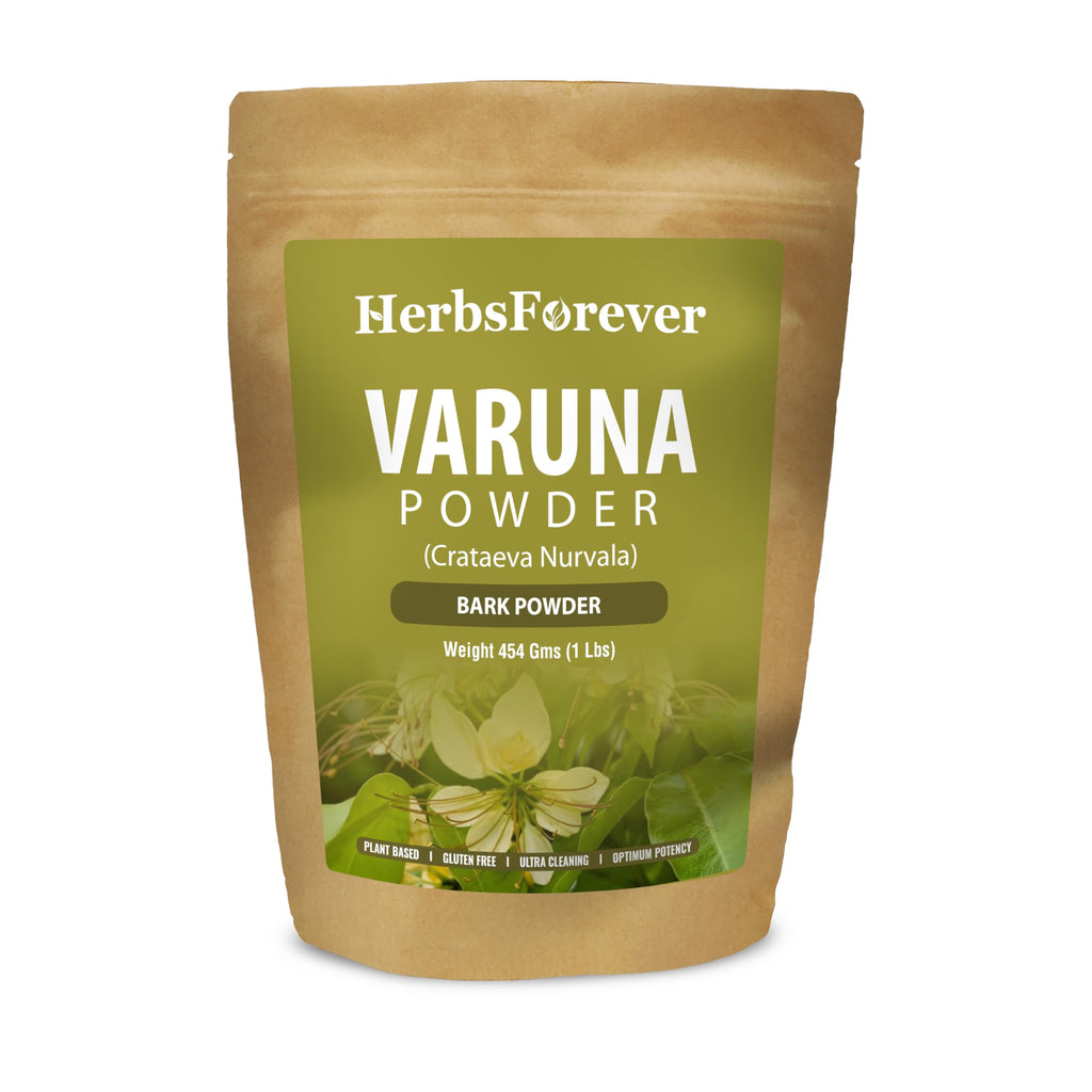 HerbsForever Varuna Powder – Crataeva Nurvala – Prostate Health – Support Prostatic Kidneys Gall Bladder and Urinary Tract Health – Non GMO Organic Vegan – 454 GMS