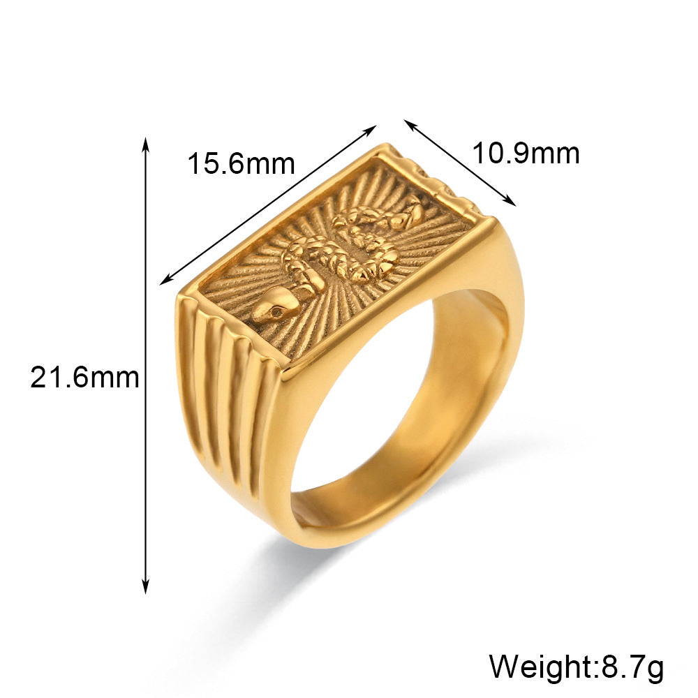 Miles Gold Ring